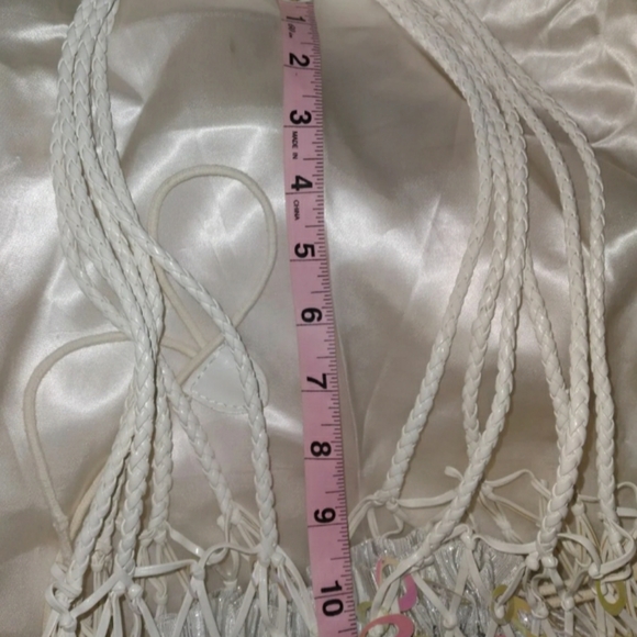 Sequin Hobo Bag in Shimmering White for that Special Occasion - Picture 12 of 14